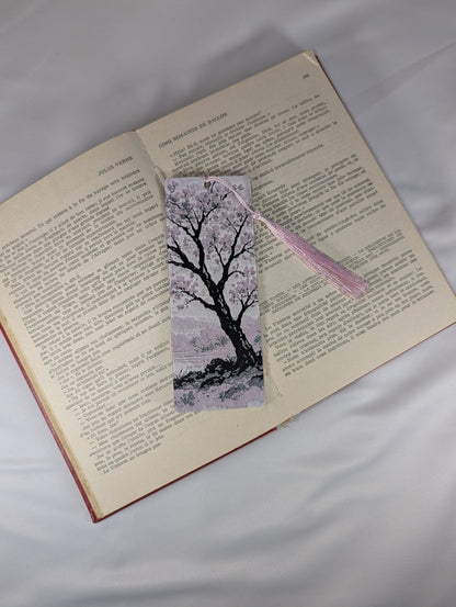 ✨ Marque-page illustré – Le cerisier ✨