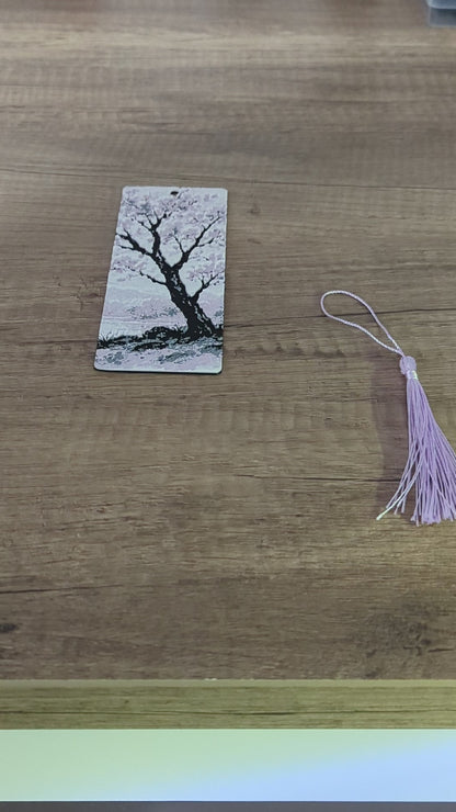 ✨ Marque-page illustré – Le cerisier ✨